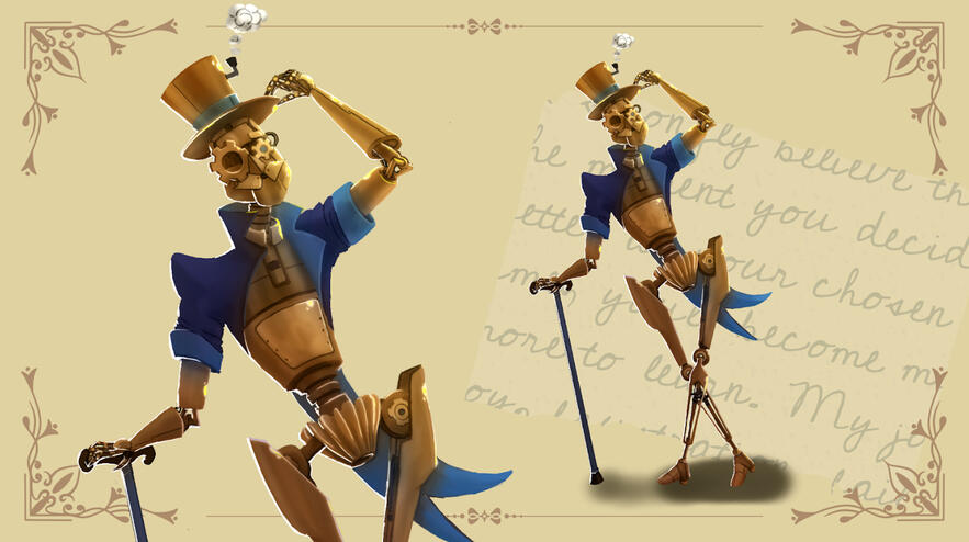 Tin-Man Character Color